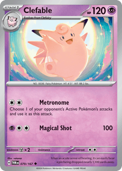 Clefable #79 — Pokemon Twilight Masquerade