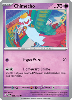 Chimecho #85 — Pokemon Twilight Masquerade