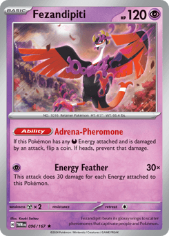 Fezandipiti #96 — Pokemon Twilight Masquerade