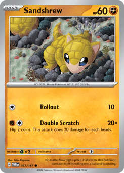 Sandshrew #97 — Pokemon Twilight Masquerade