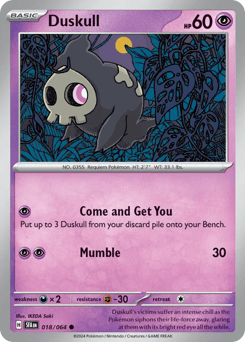 Duskull #18 — Pokemon Shrouded Fable