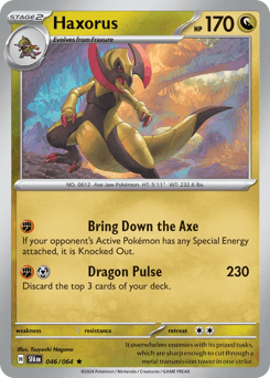 Haxorus #46 — Pokemon Shrouded Fable