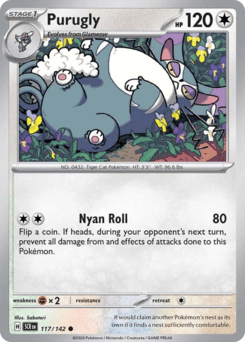Purugly #117 — Pokemon Stellar Crown
