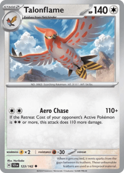 Talonflame #123 — Pokemon Stellar Crown