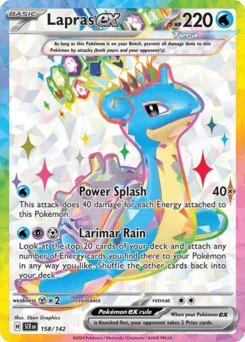 Lapras ex #158 — Pokemon Stellar Crown