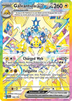 Galvantula ex #168 — Pokemon Stellar Crown