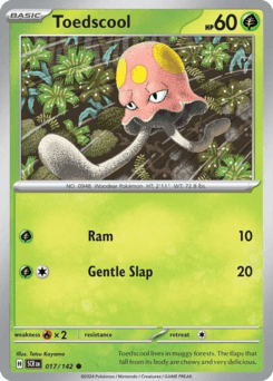 Toedscool #17 — Pokemon Stellar Crown