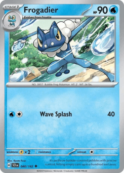 Frogadier #40 — Pokemon Stellar Crown