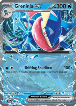 Greninja ex #41 — Pokemon Stellar Crown