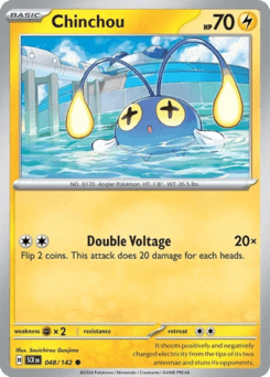 Chinchou #48 — Pokemon Stellar Crown