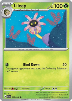 Lileep #5 — Pokemon Stellar Crown