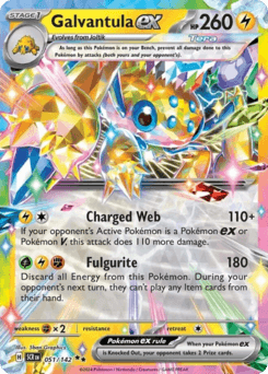 Galvantula ex #51 — Pokemon Stellar Crown