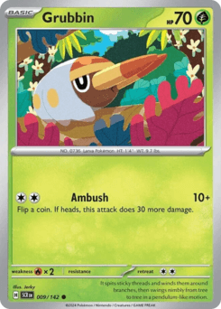 Grubbin #9 — Pokemon Stellar Crown