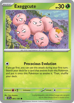 Exeggcute #1 — Pokemon Surging Sparks