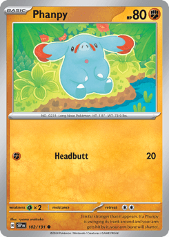 Phanpy #102 — Pokemon Surging Sparks