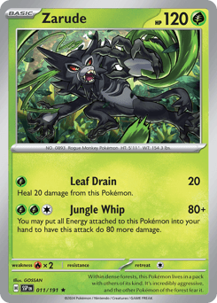 Zarude #11 — Pokemon Surging Sparks
