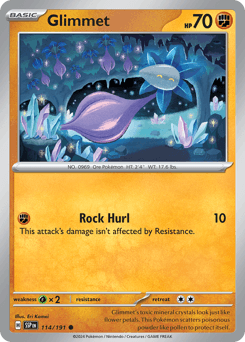 Glimmet #114 — Pokemon Surging Sparks