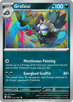 Grafaiai #121 — Pokemon Surging Sparks