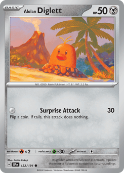 Alolan Diglett #122 — Pokemon Surging Sparks