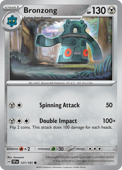 Bronzong #127 — Pokemon Surging Sparks