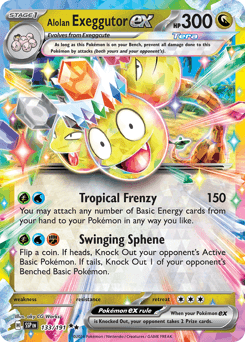 Alolan Exeggutor ex #133 — Pokemon Surging Sparks