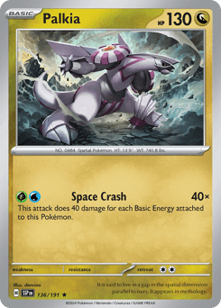 Palkia #136 — Pokemon Surging Sparks