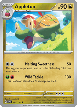 Appletun #140 — Pokemon Surging Sparks