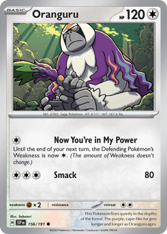 Oranguru #156 — Pokemon Surging Sparks