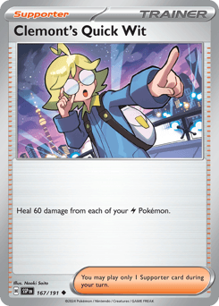 Clemont's Quick Wit #167 — Pokemon Surging Sparks