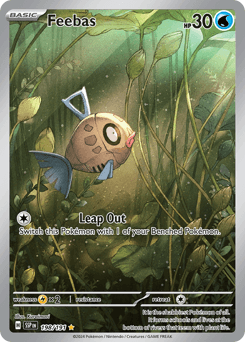 Feebas #198 — Pokemon Surging Sparks
