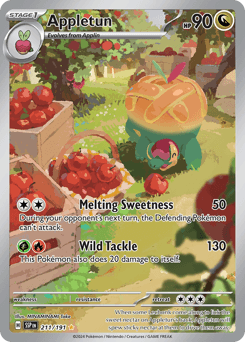 Appletun #211 — Pokemon Surging Sparks