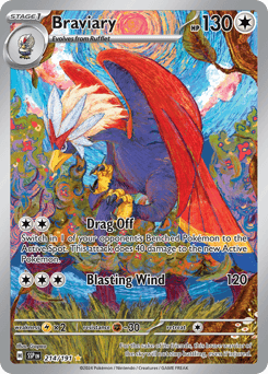 Braviary #214 — Pokemon Surging Sparks