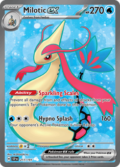 Milotic ex #217 — Pokemon Surging Sparks