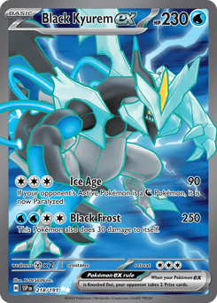 Black Kyurem ex #218 — Pokemon Surging Sparks