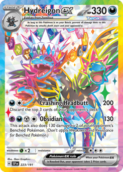 Hydreigon ex #223 — Pokemon Surging Sparks