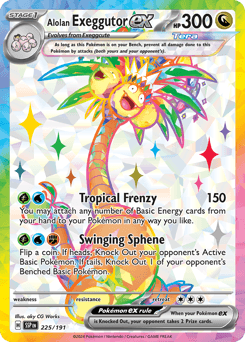 Alolan Exeggutor ex #225 — Pokemon Surging Sparks
