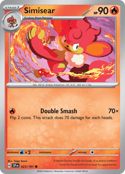 Simisear #23 — Pokemon Surging Sparks