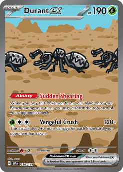Durant ex #236 — Pokemon Surging Sparks