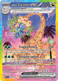 Alolan Exeggutor ex #242 — Pokemon Surging Sparks