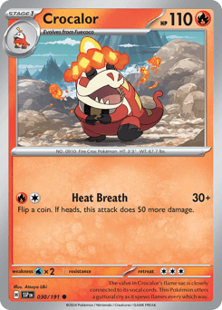 Crocalor #30 — Pokemon Surging Sparks