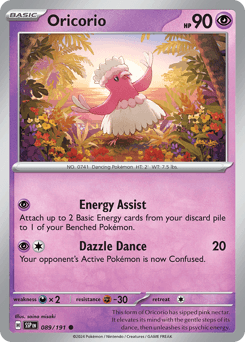 Oricorio #89 — Pokemon Surging Sparks