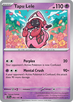 Tapu Lele #92 — Pokemon Surging Sparks