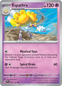 Espathra #95 — Pokemon Surging Sparks