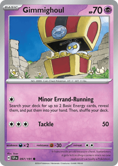 Gimmighoul #97 — Pokemon Surging Sparks