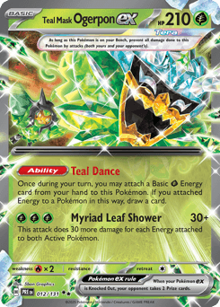 Teal Mask Ogerpon ex #12 — Pokemon Prismatic Evolutions