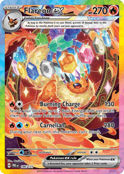 Flareon ex #146 — Pokemon Prismatic Evolutions