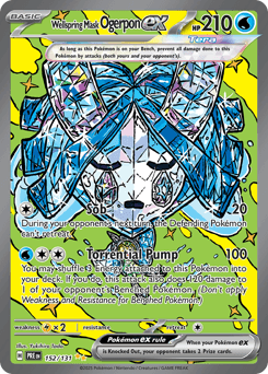 Wellspring Mask Ogerpon ex #152 — Pokemon Prismatic Evolutions