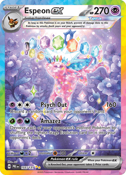 Espeon ex #155 — Pokemon Prismatic Evolutions