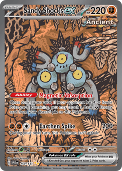 Sandy Shocks ex #159 — Pokemon Prismatic Evolutions