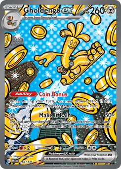 Gholdengo ex #164 — Pokemon Prismatic Evolutions
